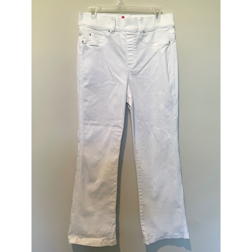 SPANX White Flare Jeans Wide Leg